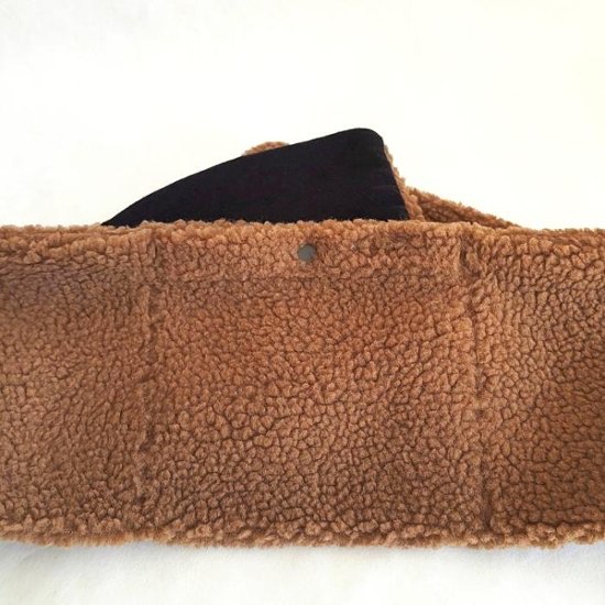 Phatee - LOOP MUFFLER HEMP SWEAT + RECYCLE BOA- BEIGE画像