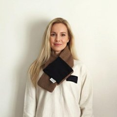 Phatee - LOOP MUFFLER HEMP SWEAT + RECYCLE BOA- BEIGE画像