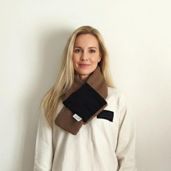 Phatee - LOOP MUFFLER HEMP SWEAT + RECYCLE BOA- BEIGE画像