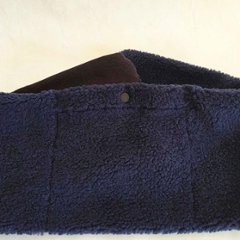 Phatee - LOOP MUFFLER HEMP SWEAT + RECYCLE BOA- NAVY画像