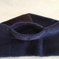 Phatee - LOOP MUFFLER HEMP SWEAT + RECYCLE BOA- NAVY画像