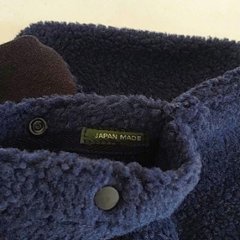 Phatee - LOOP MUFFLER HEMP SWEAT + RECYCLE BOA- NAVY画像