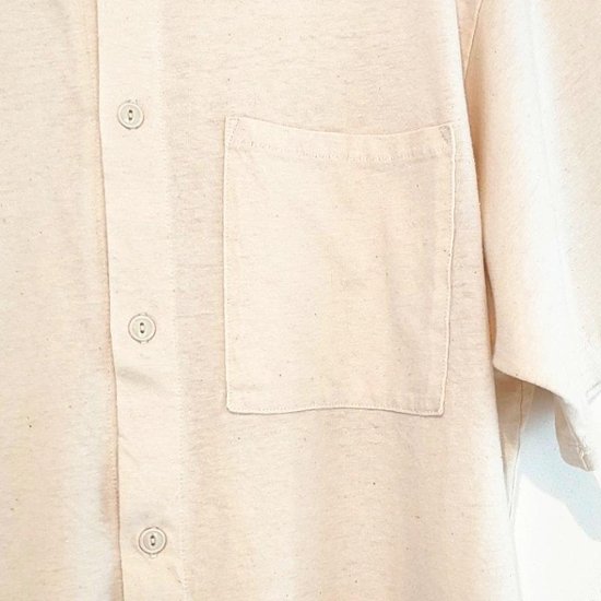 Phatee - NO COLLAR SHIRTS HEMP JERSEY / KINARI画像