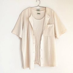 Phatee - NO COLLAR SHIRTS HEMP JERSEY / KINARI画像