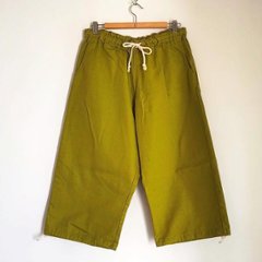 Phatee - hemp/cotton twill CROP PANTS / KIWIの画像
