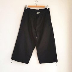 Phatee - hemp/cotton twill CROP PANTS / BLACKの画像