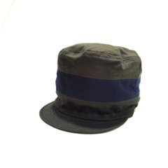 Phatee - NEW CAP HEMP TWILL / BLACK x OLIVE LINEの画像
