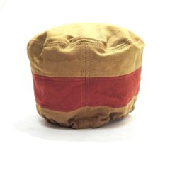 Phatee - NEW CAP HEMP TWILL / BEIGE x BROWN LINE画像