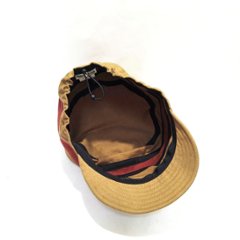 Phatee - NEW CAP HEMP TWILL / BEIGE x BROWN LINE画像