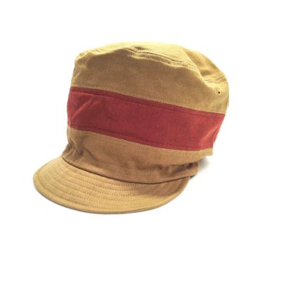 Phatee - NEW CAP HEMP TWILL / BEIGE x BROWN LINEの画像