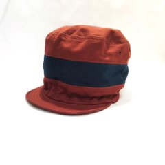 Phatee - NEW CAP HEMP TWILL / BRICK BROWN x TEAL LINEの画像