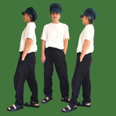 Phatee - NEW CAP HEMP TWILL / OLIVE x NAVY LINE画像