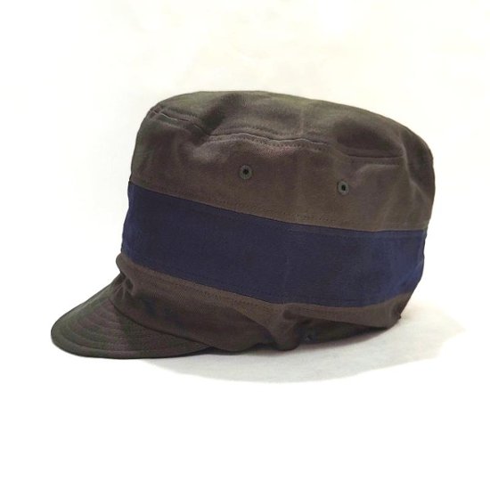 Phatee - NEW CAP HEMP TWILL / OLIVE x NAVY LINE画像