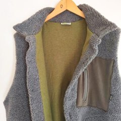 Phatee - NASTA VEST /  GREY BOA FLEECE画像