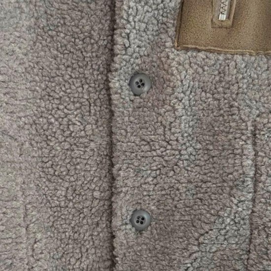 Phatee - NASTA VEST /  GREY BOA FLEECE画像