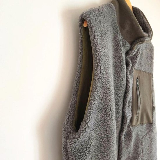 Phatee - NASTA VEST /  GREY BOA FLEECE画像