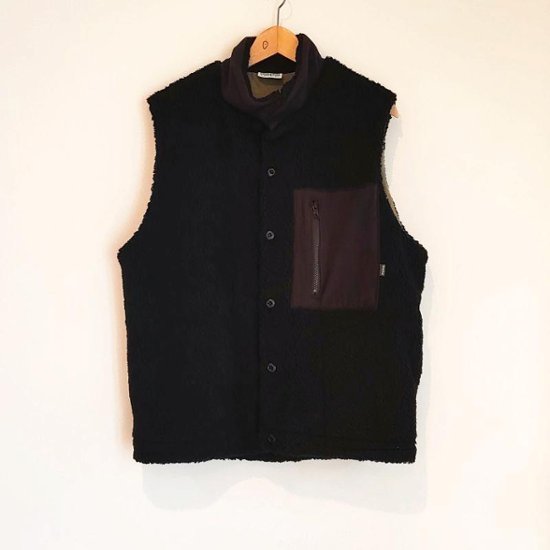 Phatee - NASTA VEST /  BLACK BOA FLEECE画像