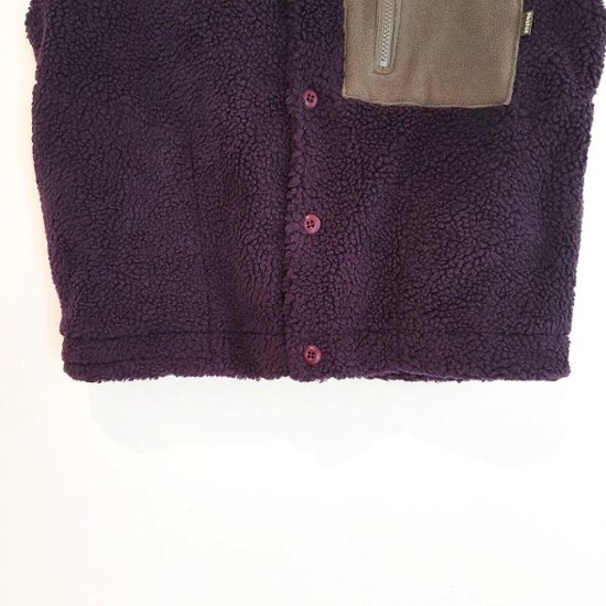 Phatee - NASTA VEST /  PURPLE BOA FLEECE画像