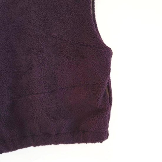 Phatee - NASTA VEST /  PURPLE BOA FLEECE画像