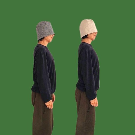 Phatee - LOCKS BEANIE HEMP RIB KNIT/ KINARI画像