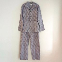Phatee - 100% INDIAN COTTON HAND-PRINTING PAJAMAS / purple (sharing with the CEO)の画像