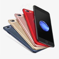 iPhone8 iPhoneXS ケース 排熱 冷却　iPhone7 iPhone6s Plus 保護カバー 軽い メッシュ ハードケース 通気性抜群 メール便なら送料無料画像