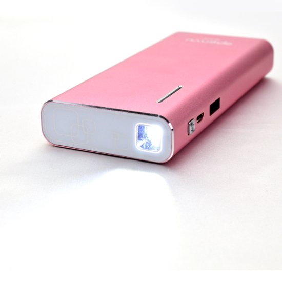 モバイルバッテリー スマホ 大容量 11,800mAh 照明 LED ライト iPhone iPad Galaxy Xperia Huawei画像