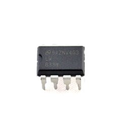 オペアンプ LM833N DIP8 IC ディストーション ギターペダル 電子部品 メール便なら送料無料の画像