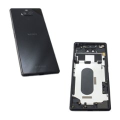 Xperia8 バックパネル ミッドフレームつき 背面パネル ハウジング カメラレンズ 修理用部品 交換用パーツ エクスペリア8 SONY SOV42 902SO メール便なら送料無料画像