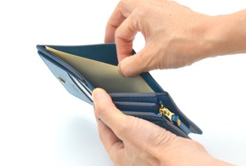 外L字二つ折り財布（S11）画像
