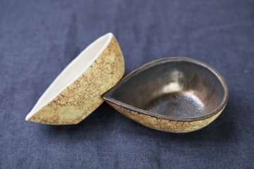 コルク しずく豆鉢（中川雅佳）の画像