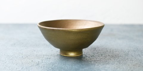 燻金ご飯茶碗（高橋燎）の画像