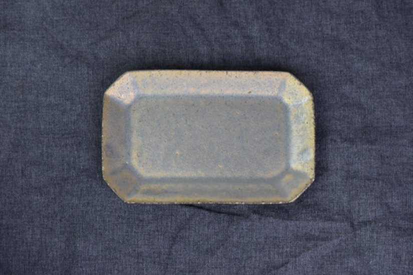 燻金八角皿 小 15cm（高橋燎）画像