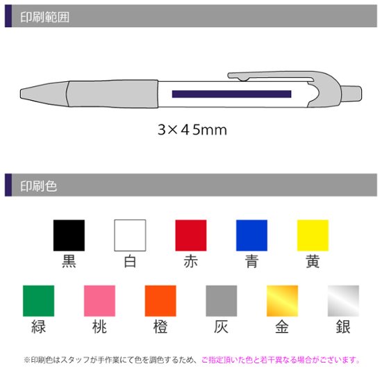 ホワイト５ボールペン画像