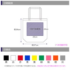 リサイクルコットンエコバッグ画像