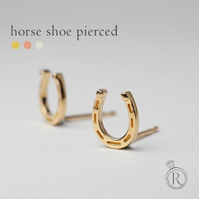 K18 ホースシュー ピアス rph48937623の画像