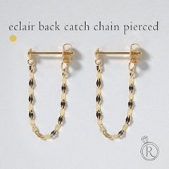 K18 エクレア バックキャッチ チェーン ピアス rph43715623の画像