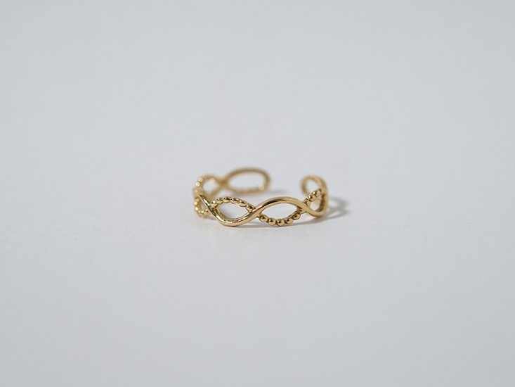 【片耳販売】 K18 ミルグレイン アミメ イヤーカフ rph43716023画像