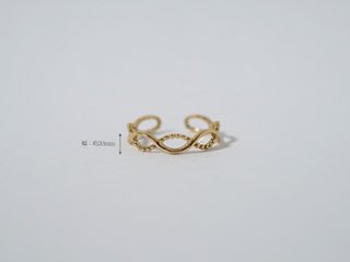 【片耳販売】 K18 ミルグレイン アミメ イヤーカフ rph43716023画像