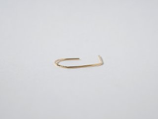 K18 ハーフ ドロップ スタッド ピアス rph43231323画像