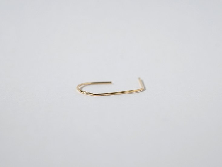 K18 ハーフ ドロップ スタッド ピアス rph43231323画像