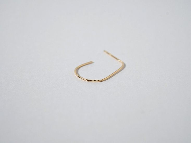 K18 ハーフ ドロップ スタッド ピアス rph43231323画像