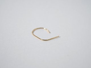 K18 ハーフ ドロップ スタッド ピアス rph43231323画像