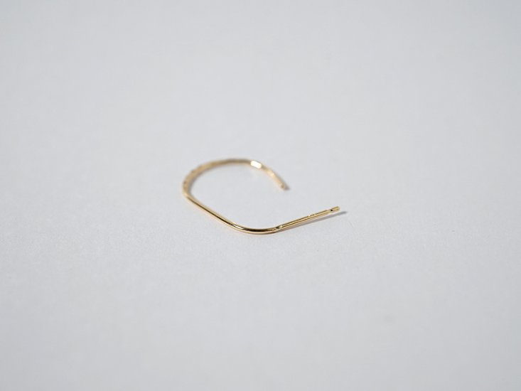 K18 ハーフ ドロップ スタッド ピアス rph43231323画像