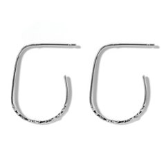 K18 ハーフ ドロップ スタッド ピアス rph43231323画像