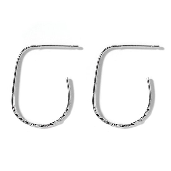 K18 ハーフ ドロップ スタッド ピアス rph43231323画像