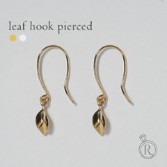 K18 リーフ フックピアス rph45969723の画像