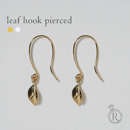 K18 リーフ フックピアス rph45969723画像