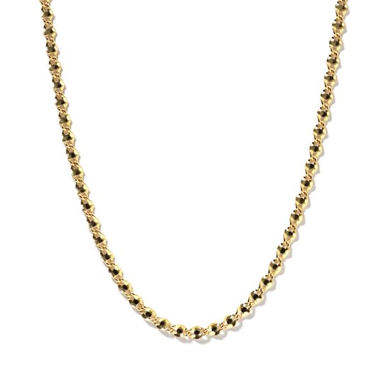 K18 ツイスト エクレア ネックレスチェーン 1.8mm rpu101921画像