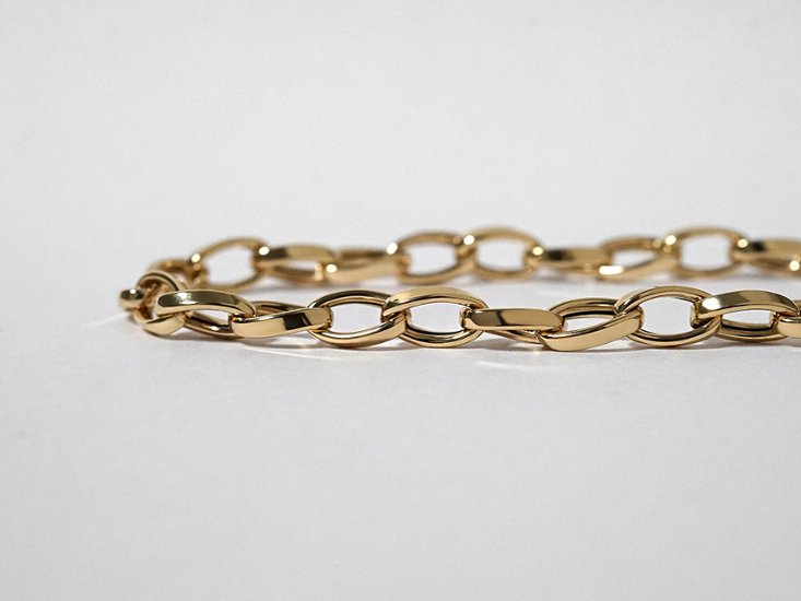 K18 トルシオーネ ネックレスチェーン 5.4mm rpu102421画像